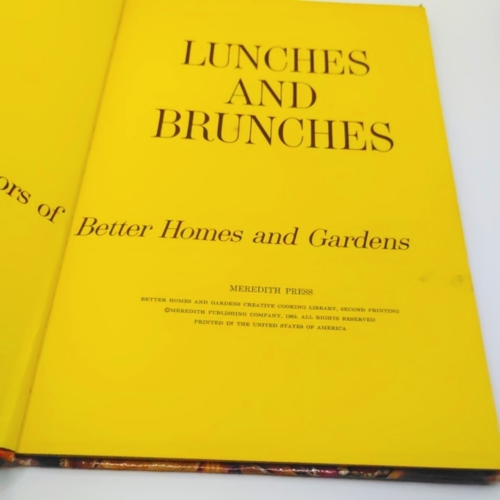 1963 Better Homes Gardens Lunches and Brunches Vintage 125 Recipes Color Images - Picture 4 of 14